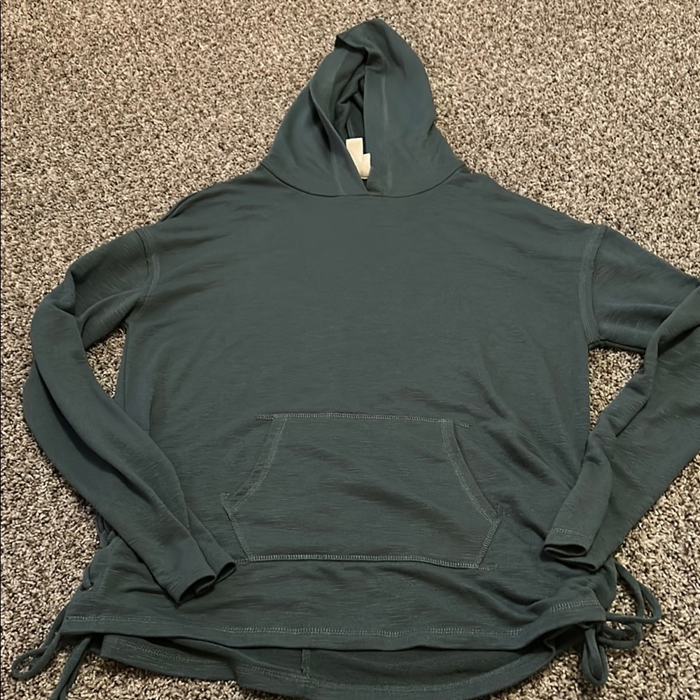 Dark Green Hoodie with Front Pocket